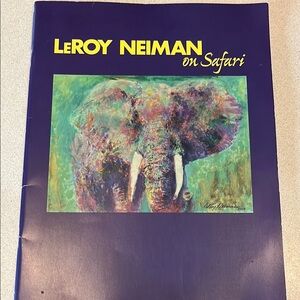 Leroy Neiman on Safari Art Book